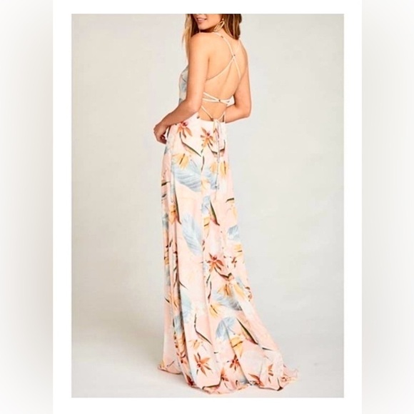 Show Me Your Mumu Godshaw Goddess Gown Maxi Dress Floral Paradise Party XS - Picture 4 of 6